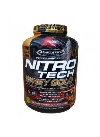 MuscleTech Nitro-Tech 100% Whey Gold 6LBS